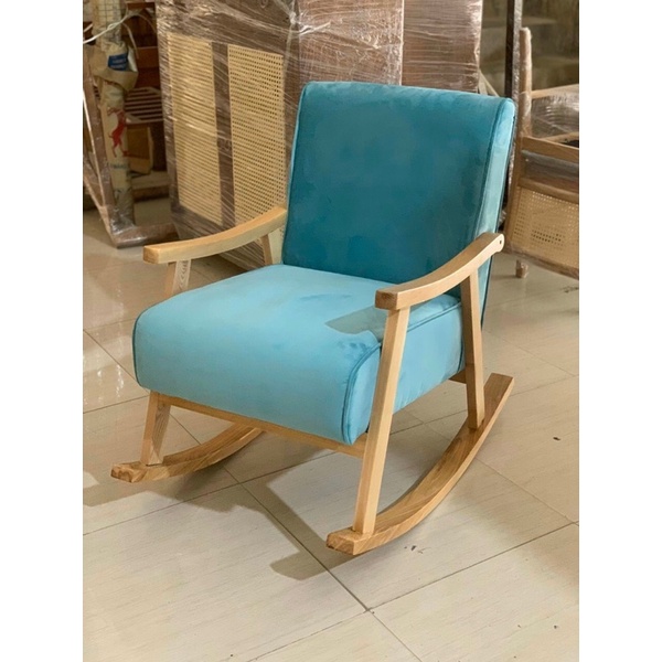 Ghế bập bênh thư giãn vintage - ib shop chọn màu và hỗ trợ vận chuyển