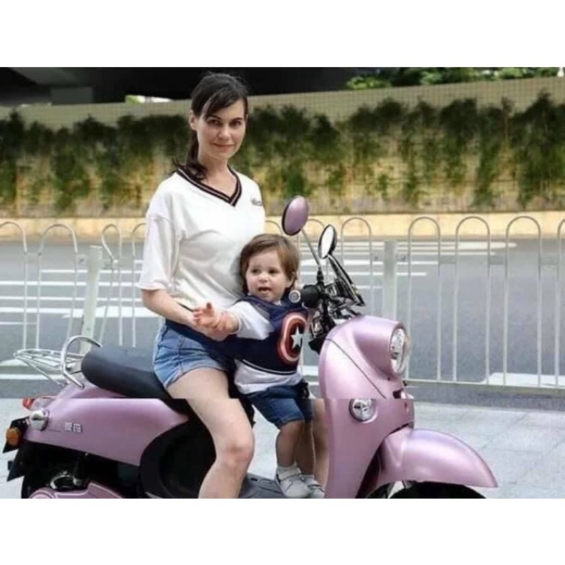 Đai địu xe máy an toàn cho bé ( loại tốt)