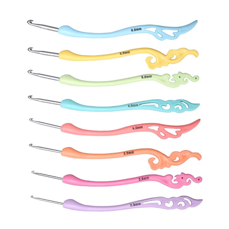 Set 8 Móc Đan Len Bằng Nhôm Tiện Dụng