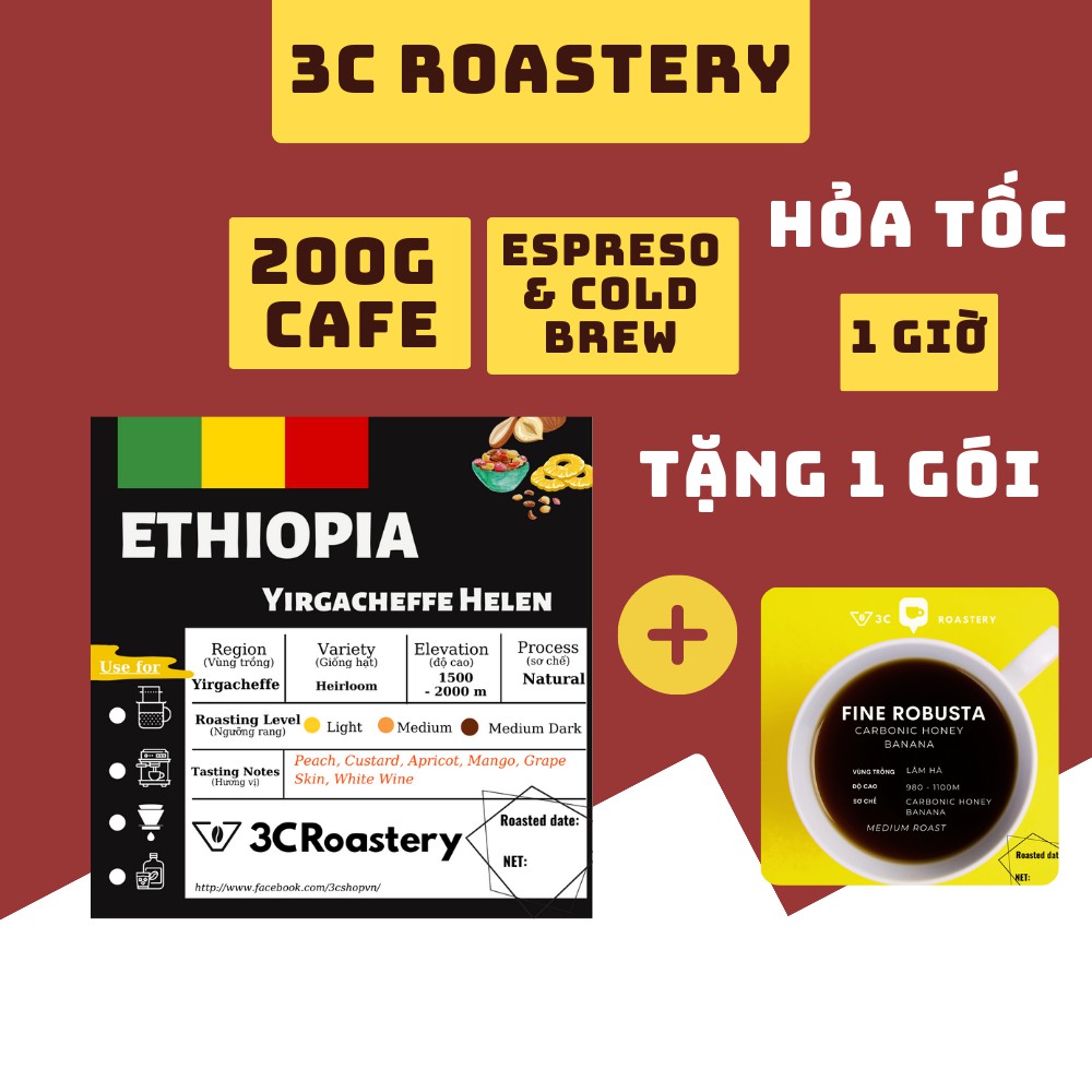 Khuyến mại cà phê khi mua bình ủ ColdBrew Timemore cực sốc - 3C Roastery