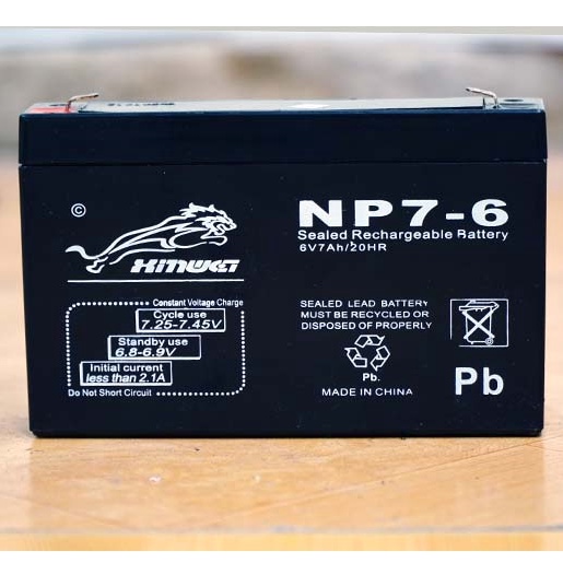 Bình ắc quy 6V 7Ah bình gắn xe điện quạt điện