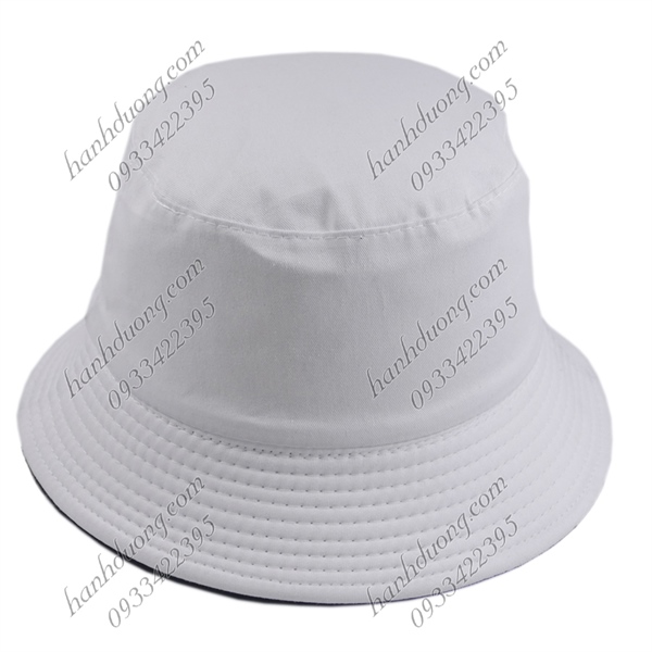 Nón tai bèo bucket trơn 2 mặt