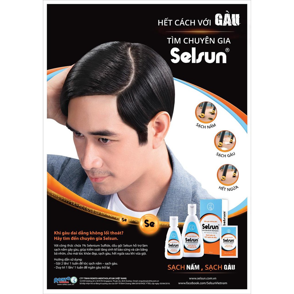 Dầu Gội Dầu Xả Ngăn Ngừa Gàu Và Ngứa Da Đầu Phục Hồi Hư Tổn Selsun Anti Dandruff Shampoo 50ml - 100ml - HT191