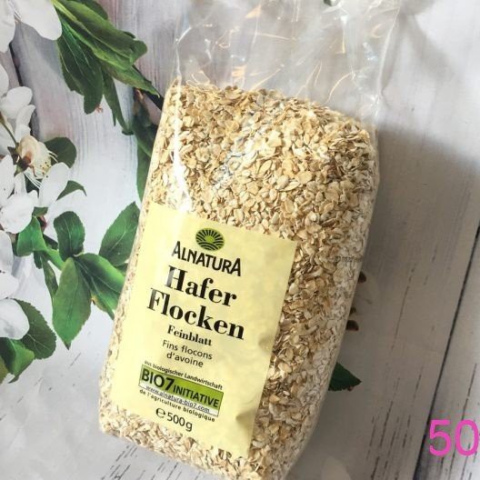 Yến mạch cán vỡ Hafer Flocken 500g, 5phút ăn liền