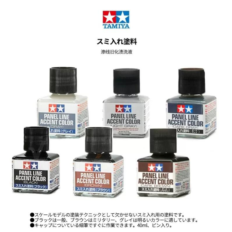 Dung dịch đi lằn chìm Tamiya Panel Line Màu đen Black