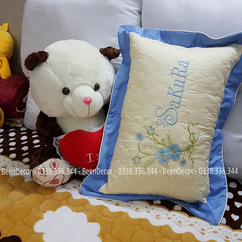 (Được Chọn Mẫu) Vỏ Gối Thêu Hoa Nhiều Mẫu Lựa Chọn (Ghé shop lựa mẫu nha)