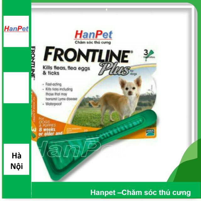 Frontline plus - thuốc nhỏ gáy trị ve rận, trị ghẻ cho chó mèo (2 loại Nội địa Trung &amp; Pháp)