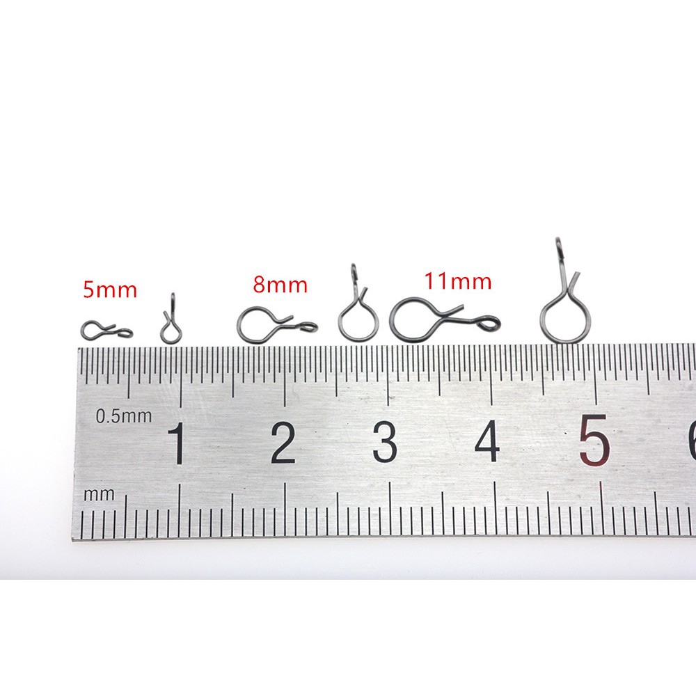 Set 100 Móc Câu Cá Bằng Thép Các Bon Chất Lượng Cao