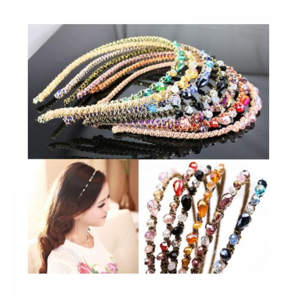 Cài tóc đính pha lê giả nhiều màu thời trang cho nữ