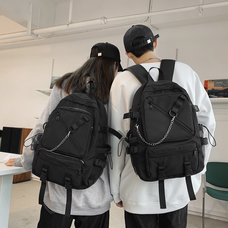 Balo Nam nữ to ba lô đôi style đường phố, cặp du lịch