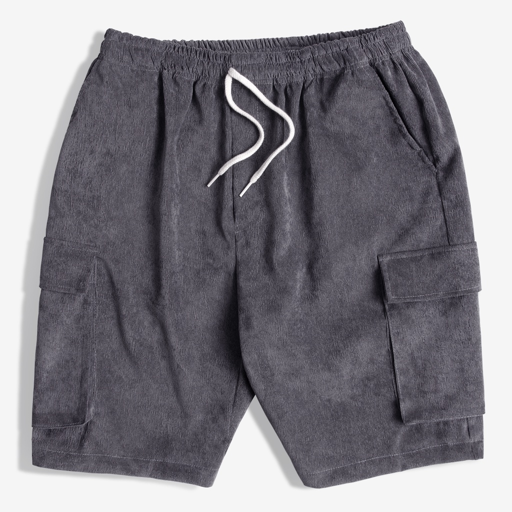 Quần Short Đùi Túi Hộp Nhung Tăm Nam ROUGH 5 Màu Trẻ Trung, Cá Tính