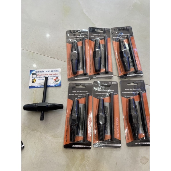 Bộ tháo ren ống nước gãy 2 đầu , tháo vòi ren các loại 16 , 21 và 27
