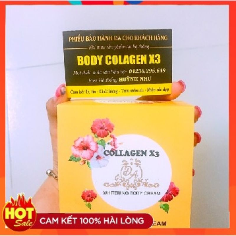 Body Collagen x3 mẫu cũ dưỡng da siêu trắng mịn