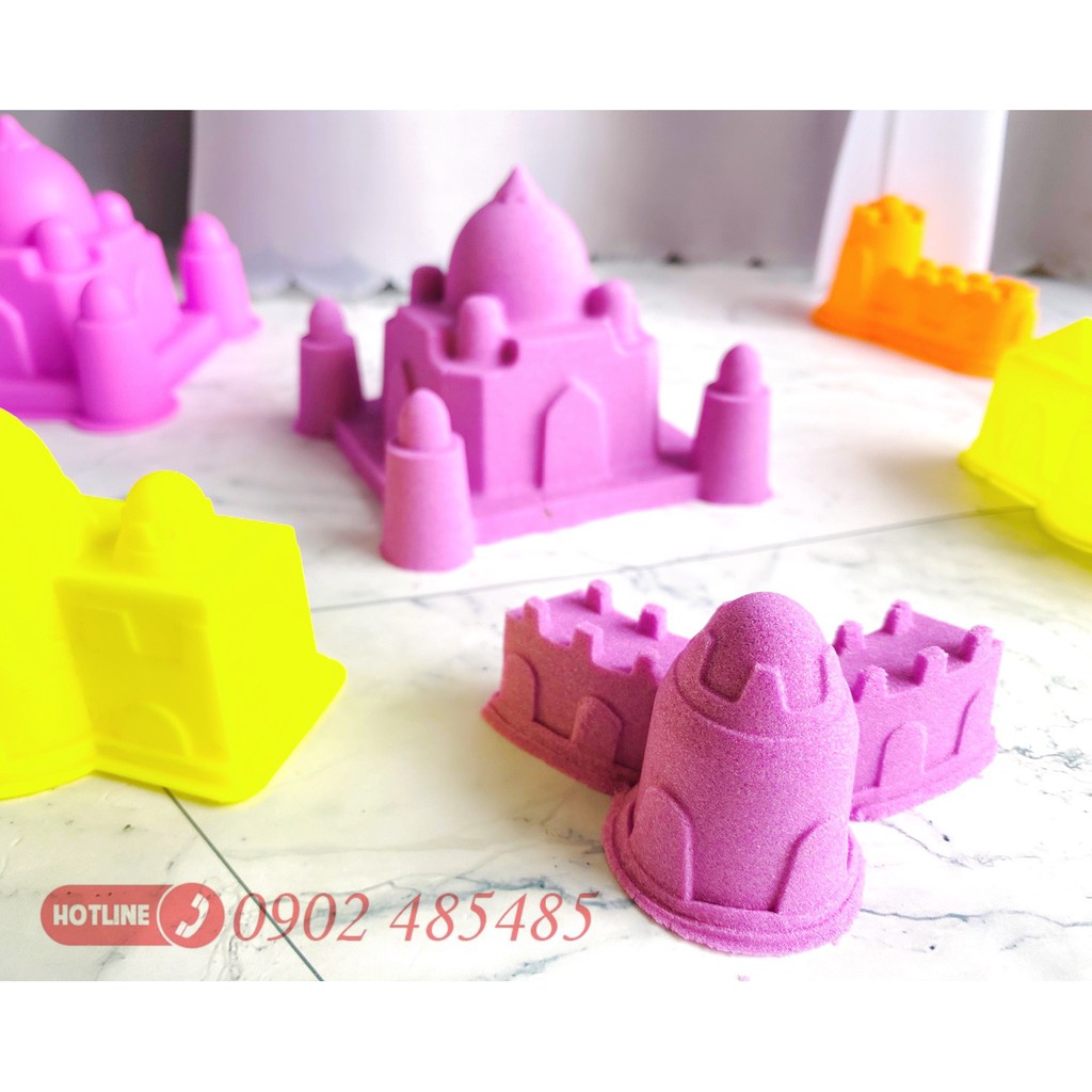 Cát động lực Kinetic Sand chính hãng Thụy Điển tặng kèm khuôn