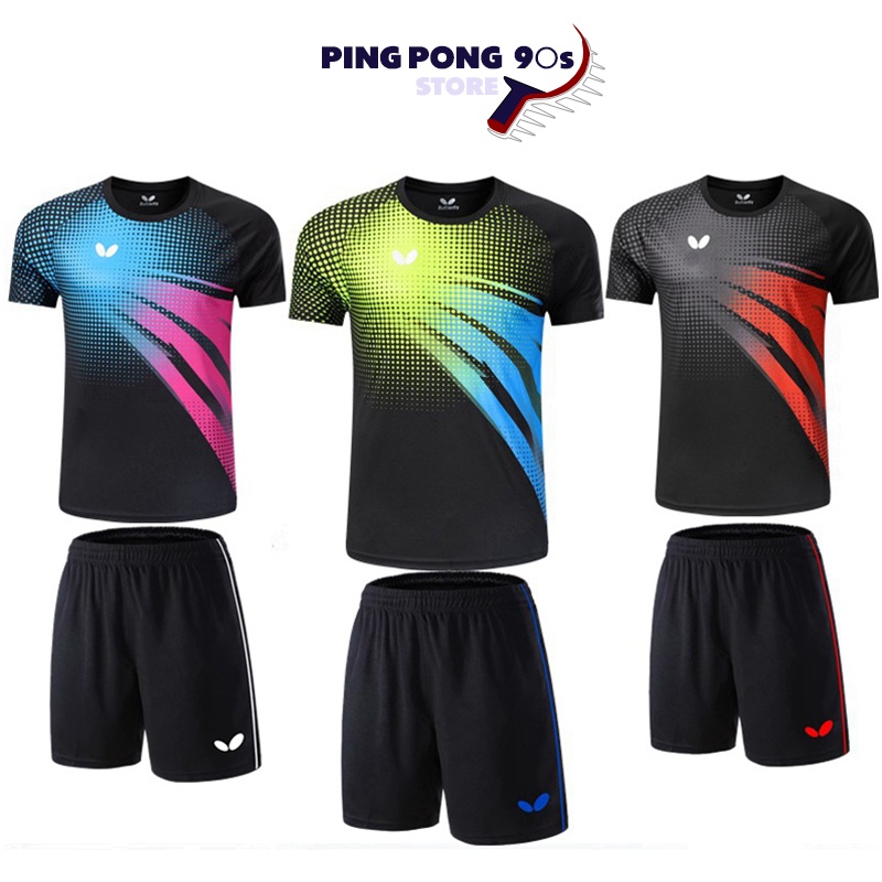 Áo Thun Bóng Bàn Butterfly Chính Hãng Quần Áo Bóng Bàn Nam Chính Hãng - Pingpong90s