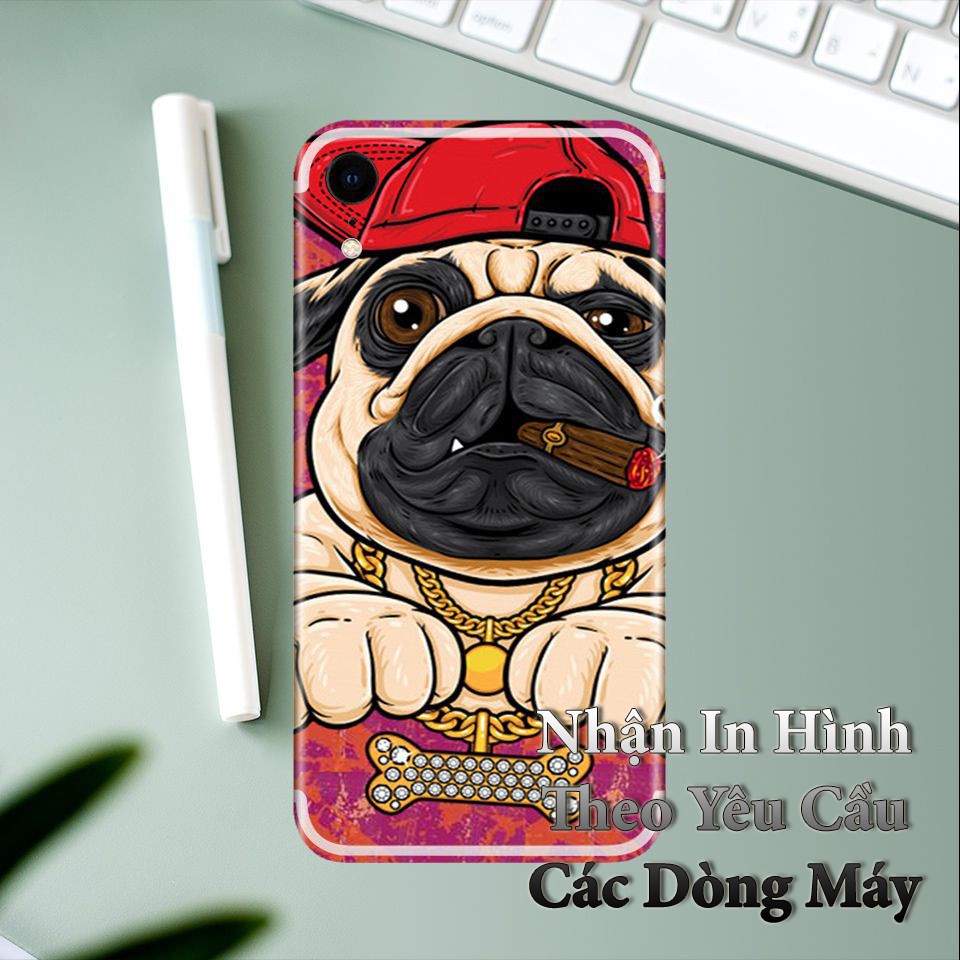 Miếng Dán Skin Điện Thoại ❤️ In Hình Chó Pug Cho Iphone 6/ 7/ 8/ X/ XS/ 11/ 11 Pro Max Và Các Dòng Máy Android