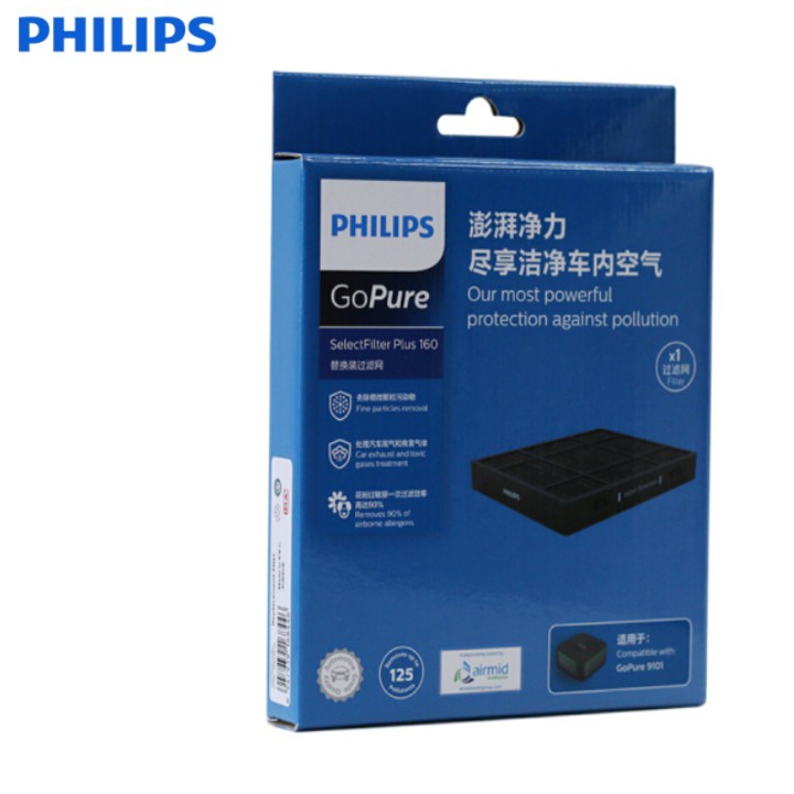 Tấm lọc lọc GSF160Plus dùng cho máy khử lọc không khí Philips GP9101 - Hàng Nhập Khẩu Chính Hãng