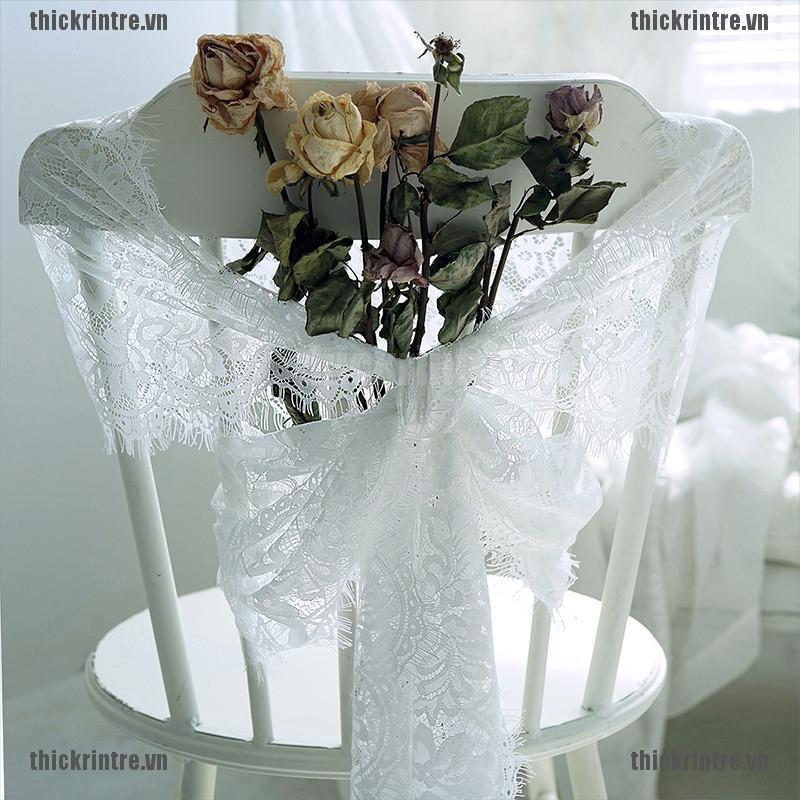 <Hot~new>White Lace Table Runner Home Textile Party Wedding Decoration Floral Pattern