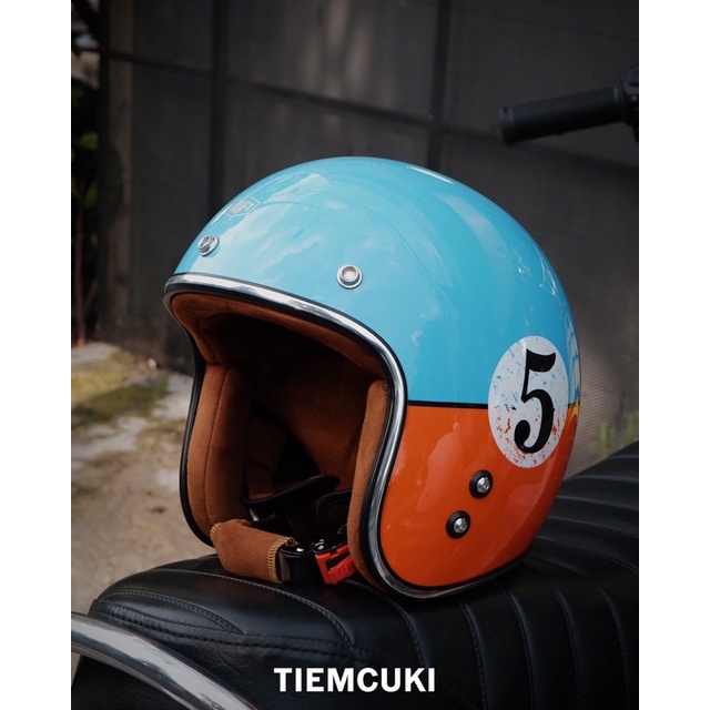 Nón bảo hiểm Kraft Helmet - 05 - Vintage Motocycle