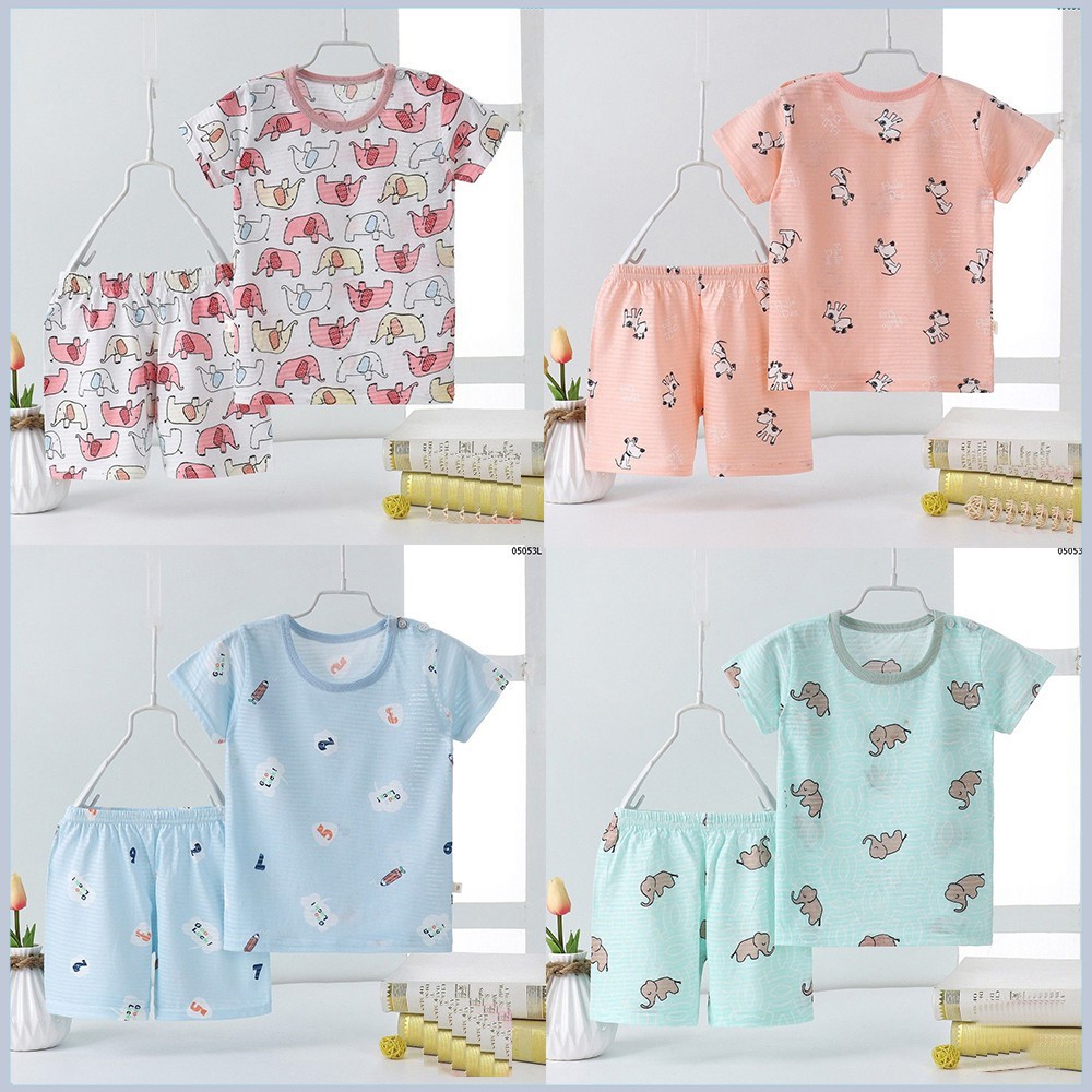 (3-6kg) Bộ xuất Nhật 100% sợi tre cho bé sơ sinh mềm mịn, thoáng mát