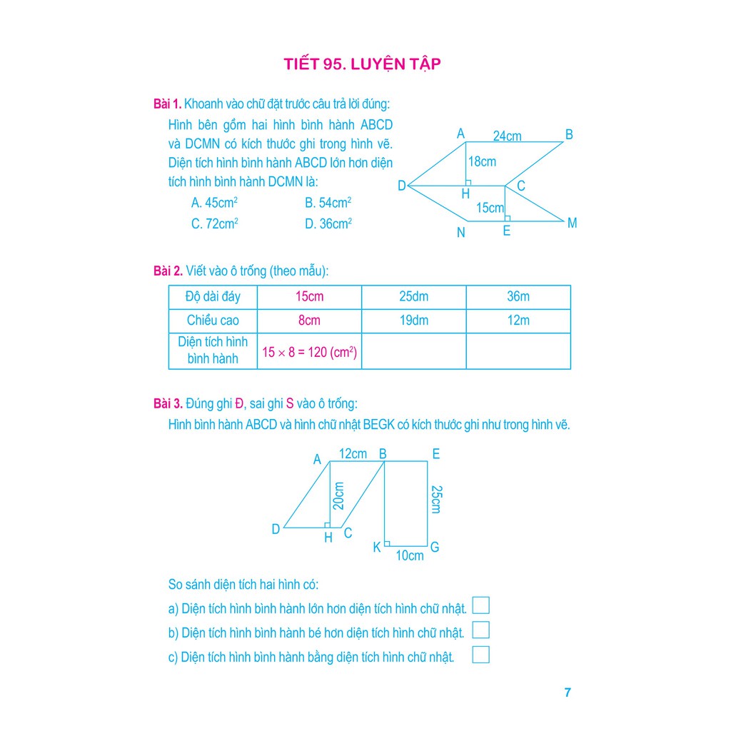 Sách: Vở Bài Tập Toán Nâng Cao Lớp 4 - tập 2