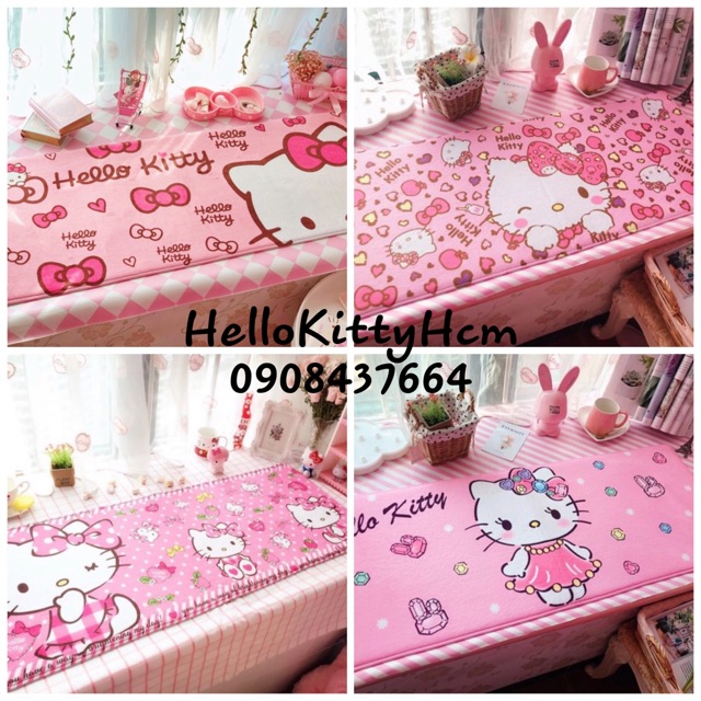 Thảm bông 45*120cm Hello Kitty