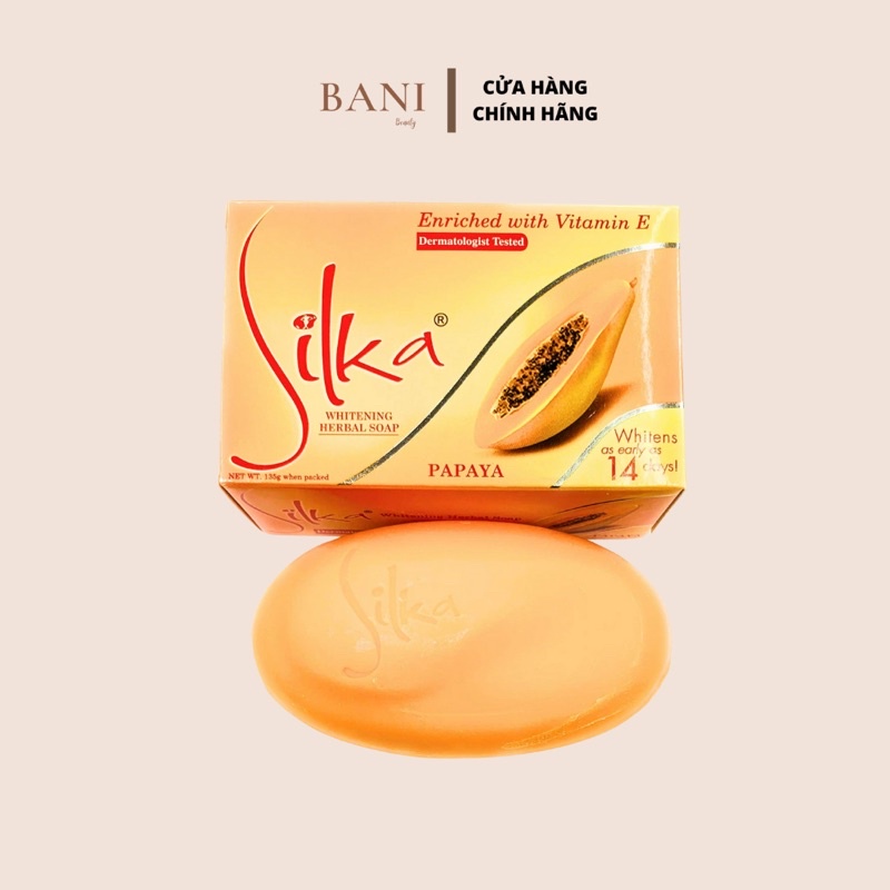 Xà Phòng Đu Đủ Trắng Da Silka Papaya Soap
