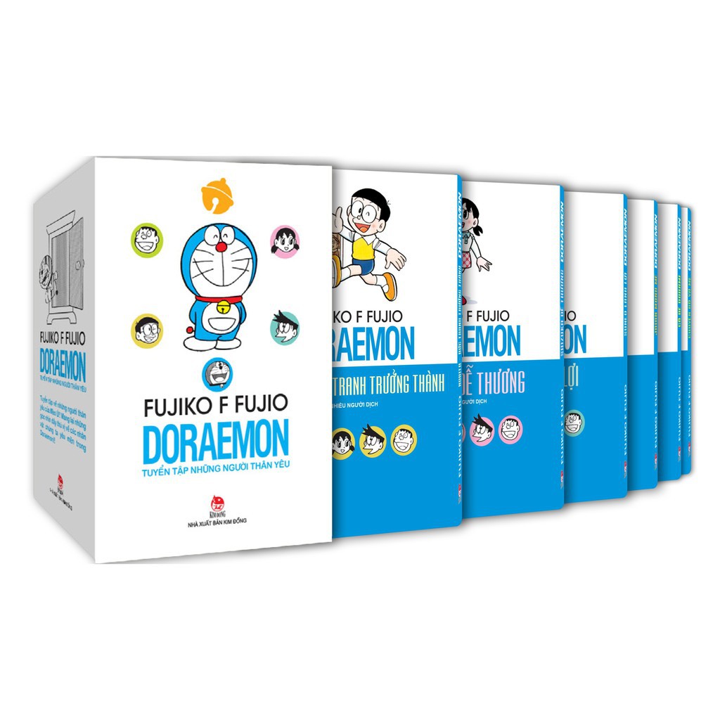 Sách - Boxset Doraemon - Combo Những Người Bạn Thân Yêu Bộ 6 Cuốn (Ấn bản đặc biệt kỉ niệm 50 năm Doraemon ra đời)