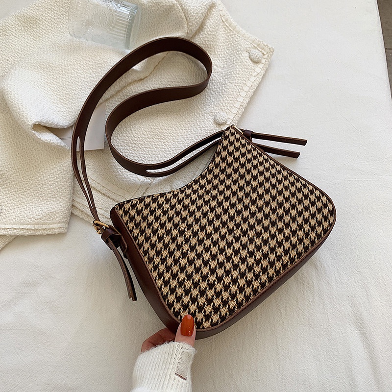 Túi Xách Đeo Vai Phong Cách Phương Tây Đơn Giản Cho Nữ