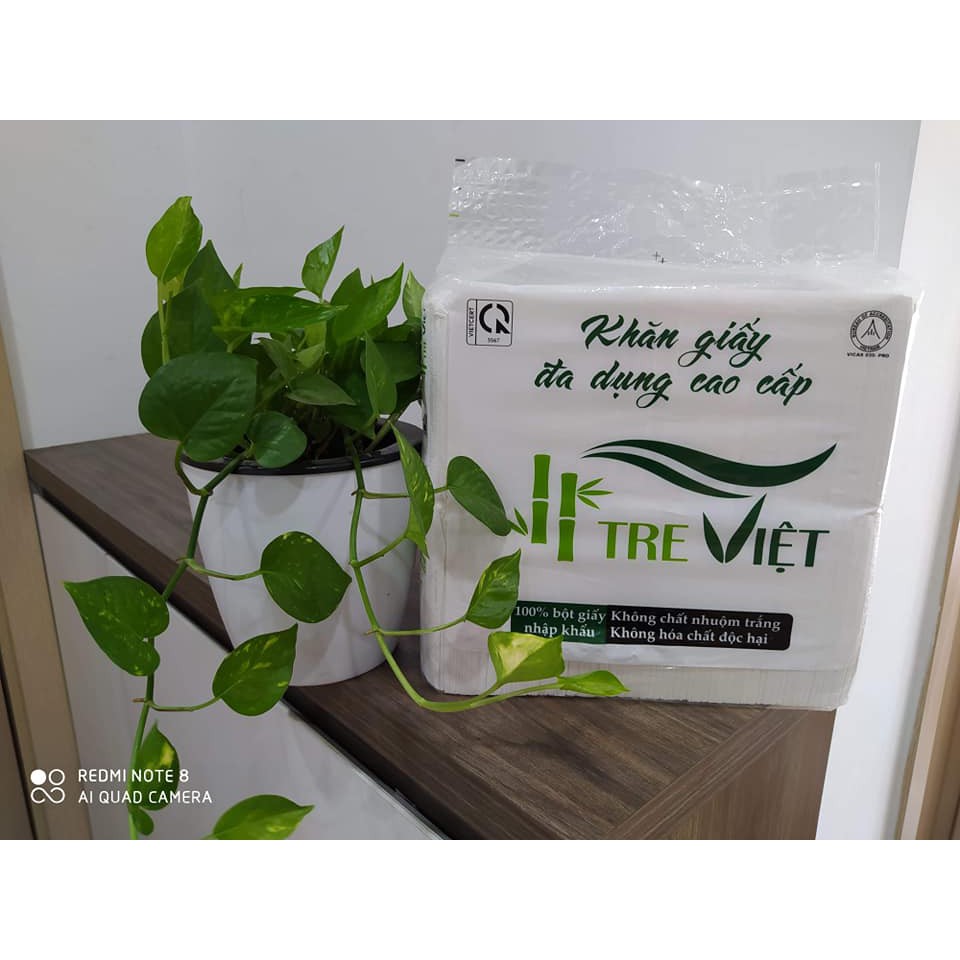 KHĂN GIẤY TRE VIỆT CAO CẤP HÀNG 1KG 600 TỜ