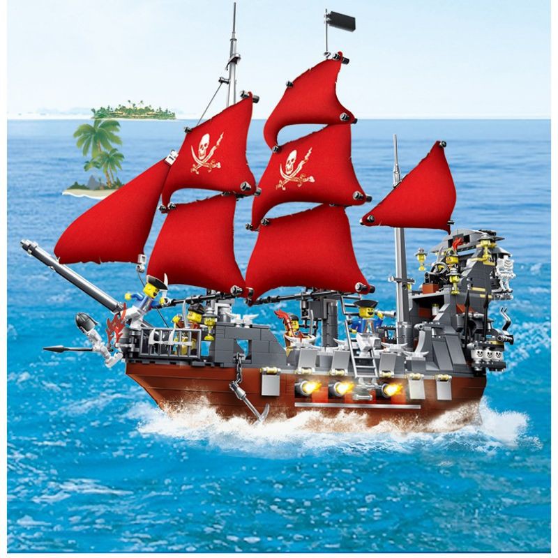 Đồ chơi xếp hình lắp ráp kiểu Lego tàu cướp biển No 53014