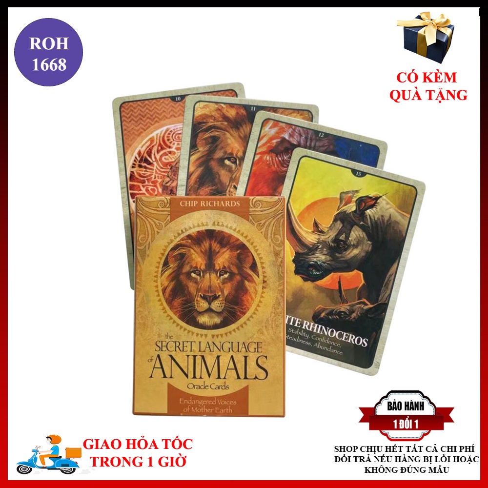 Bộ bài Oracle Secret Language Of Animals