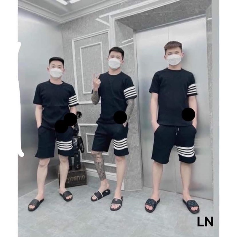 Sét áo 3 vạch quần đùi TH6