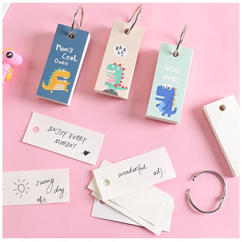 Sổ tay mini giấy rời xé được có móc cho học sinh