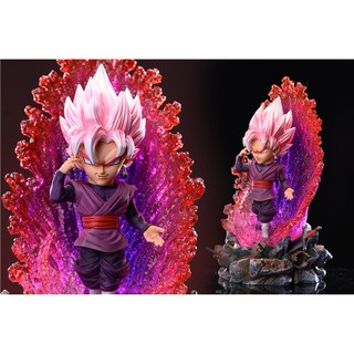Mô hình Resin Dragonball chính hãng - Black Goku - Super Saiyan Rose - League Studio