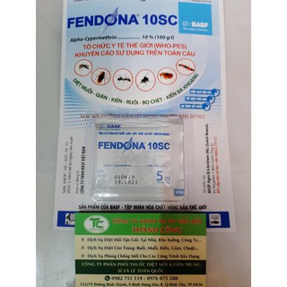 - Thuốc diệt muỗi kiến gián ruồi..côn trùng Fendona 10sc chất lượng.