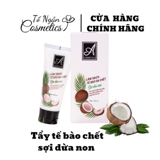 Tẩy tế bào chết mặt sợi dừa non a cosmetics 120ml
