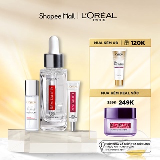 Bộ tinh chất siêu cấp ẩm và căng mướt da L’Oreal Paris