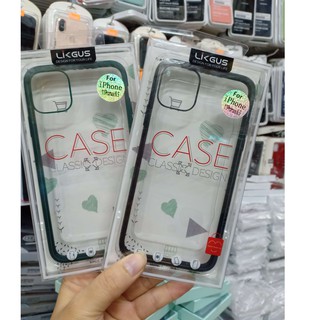 (MẪU MỚI) Ốp lưng Likgus trong Suốt viền màu IPhone 11/11 Pro/11 Pro max Chính hãng