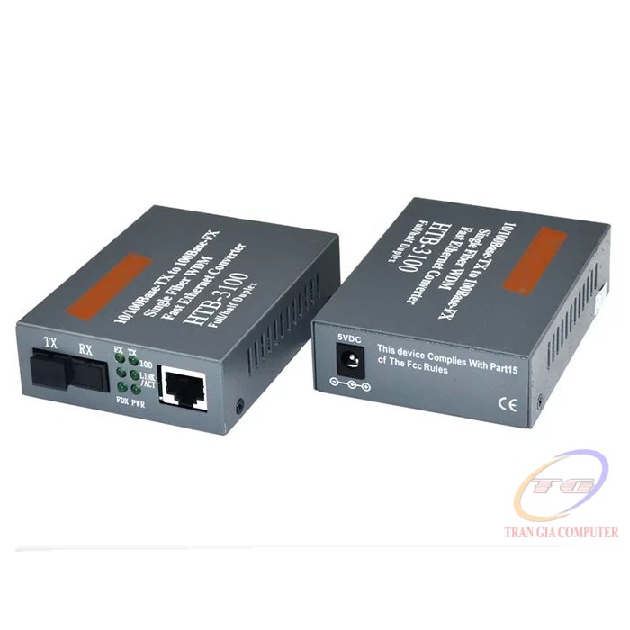 Converter quang HTB-3100 A và B 25Km NetLink bán theo cặp A và B