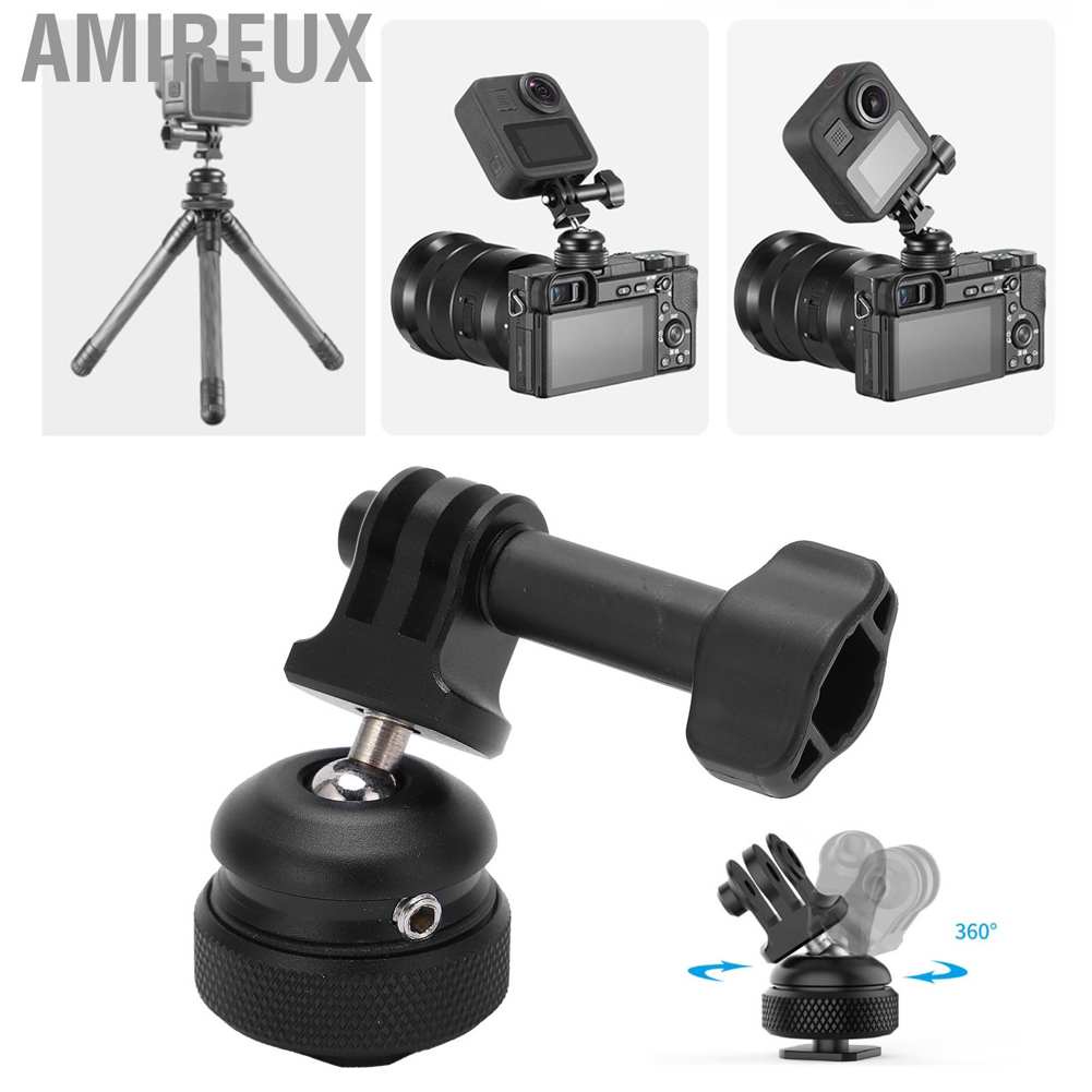 Ngàm gắn máy ảnh 1/4 inch màu đen có thể điều chỉnh 360 độ
 | BigBuy360 - bigbuy360.vn