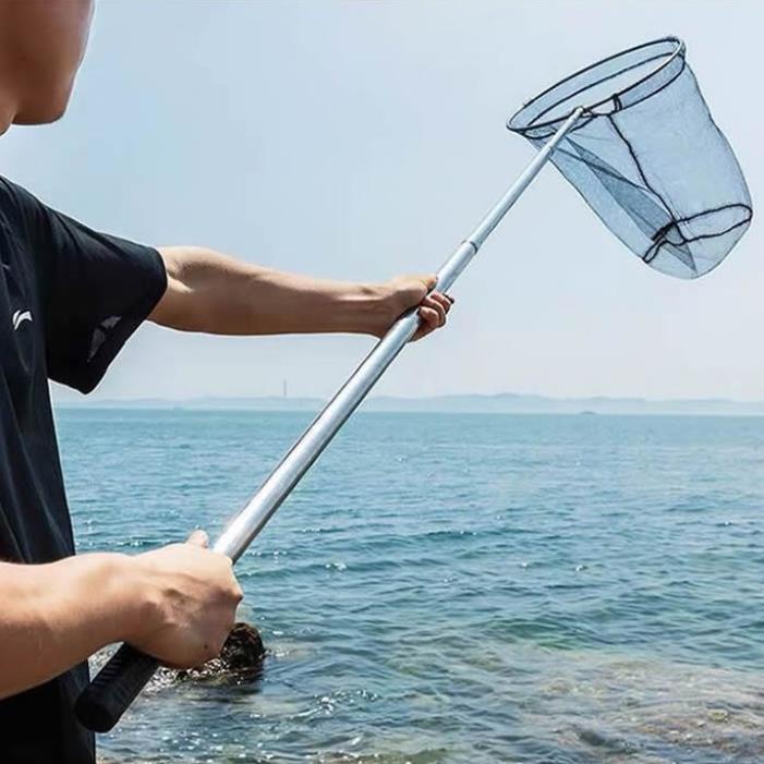 Vợt Cá Inox Vành Tròn Vợt Cá Vành Lục Giác siêu khỏe KK5 đồ câu FISHING_HD