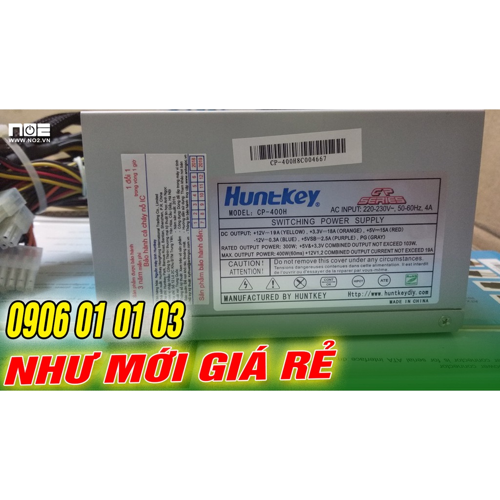 Nguồn Máy tính huntkey 400w, hoặc nguồn nhập hàng đẹp như mới
