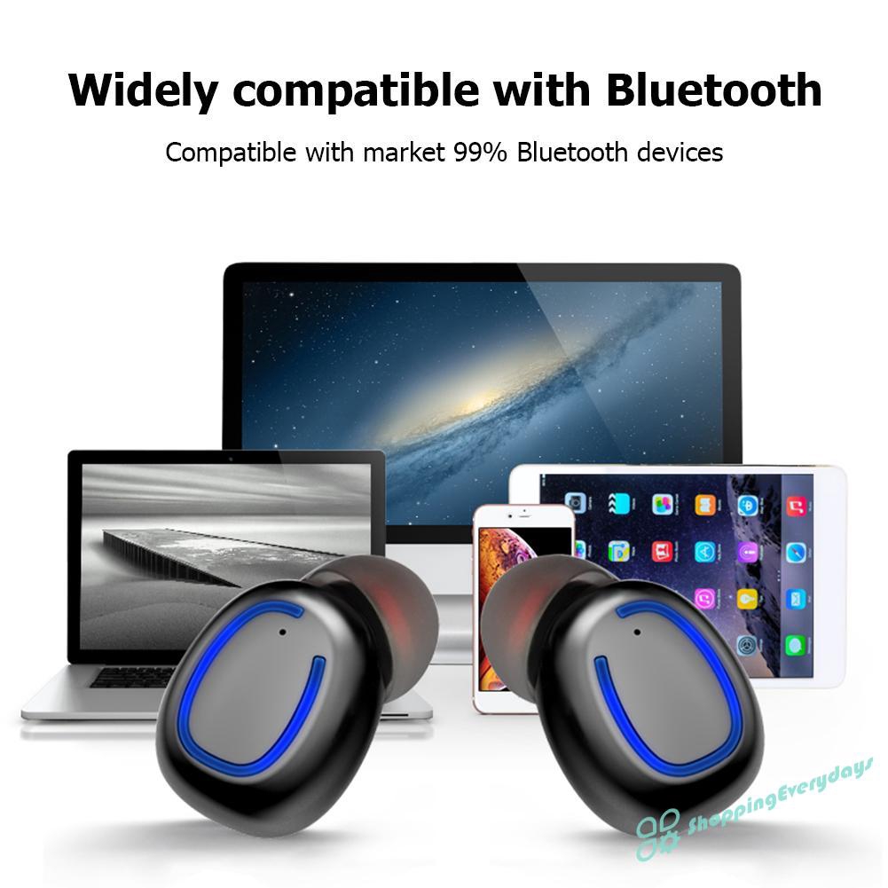 Tai Nghe Nhét Tai Không Dây X11 Tws Kết Nối Bluetooth Kèm Hộp Sạc