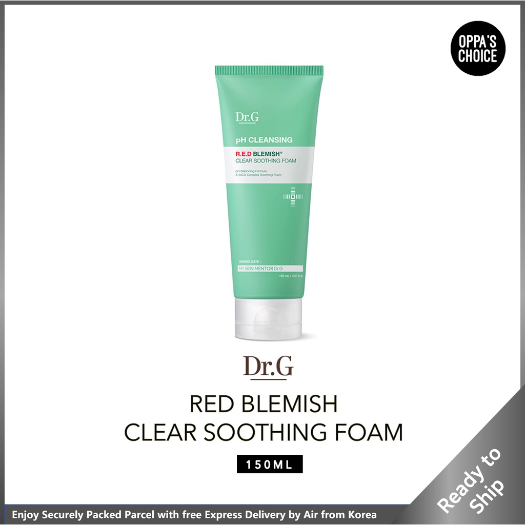 Sữa rửa mặt cho da nhạy cảm Dr.G R.E.D blemish Clear Soothing Foam 150ml