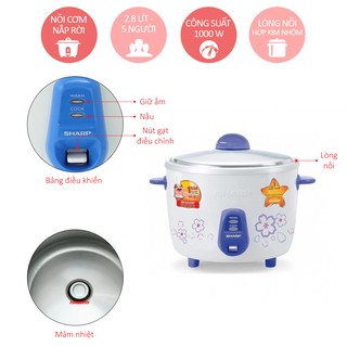 NỒI CƠM ĐIỆN SHARP KSH-228V