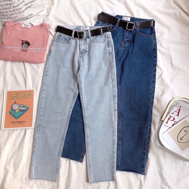 [CÓ SIZE ĐẠI] Quần Jean Baggy Boyfriend