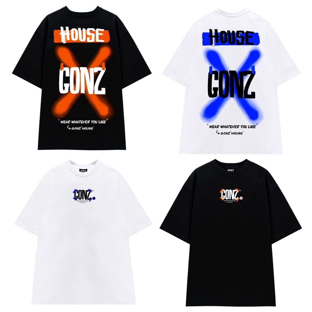 [Mã 11FASHIONSALE1 giảm 10K đơn 50K] Áo Thun Form Rộng Cotton TEE HOUSE 04 - Màu Đen/Trắng | BigBuy360 - bigbuy360.vn