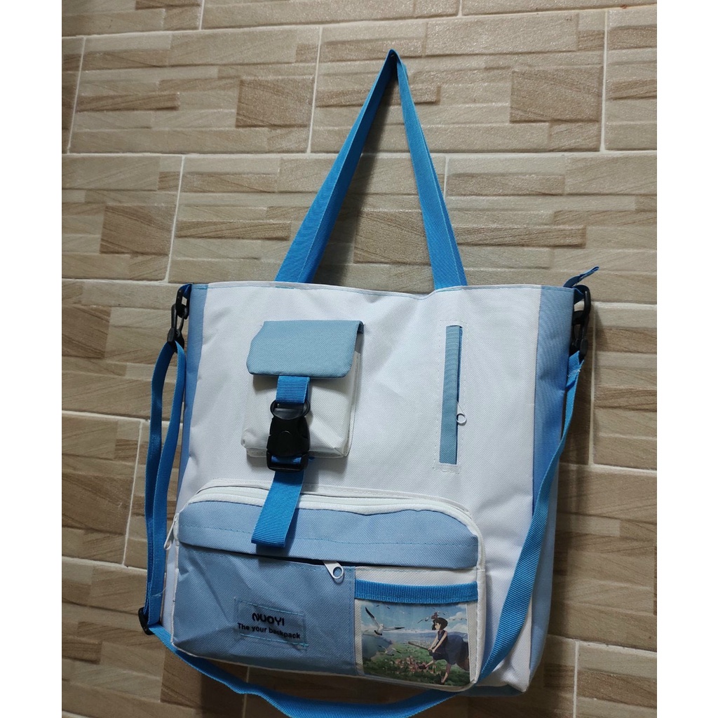 Túi tote đeo chéo thời trang sinh viên học sinh - 2 hộp new