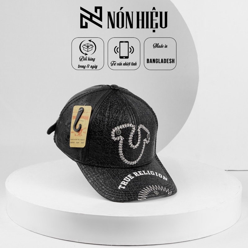 Nón Ông địa Da Thật MADE IN BANGLADESH Full Tem Mark hãng
